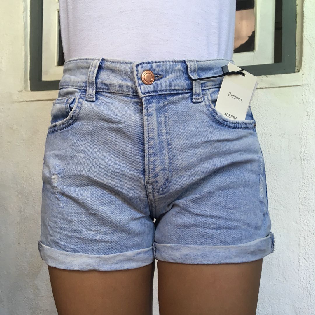 denim shorts bershka