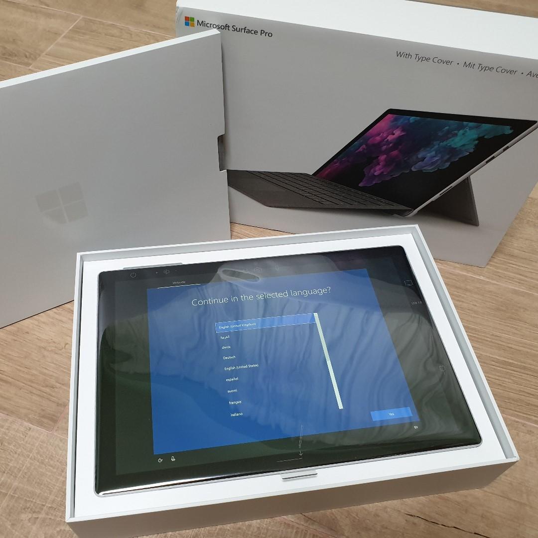 Brand New Cond Microsoft Surface Pro 6 18 128gb Ssd 8gb Ram I5 50u Alcantara Signature Type Cover Platinum 128gb Samsung Evo Microsd Electronics Computers Laptops On Carousell