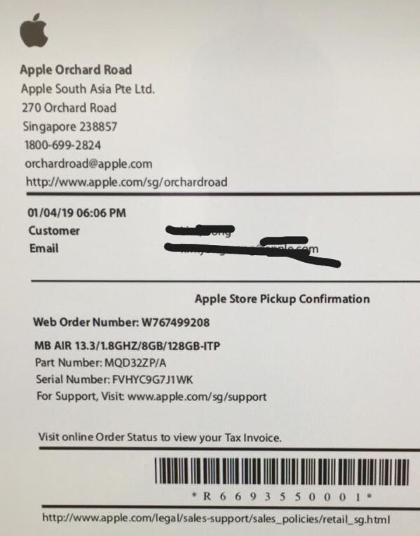 Apple singapore pte shop ltd