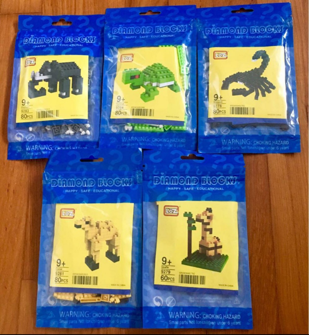 LOZ Diamond Blocks Nano Mini Building Blocks Building Toys 80PCS Elephant 9283