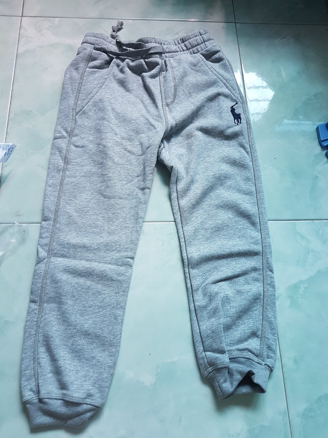 polo ralph lauren grey tracksuit