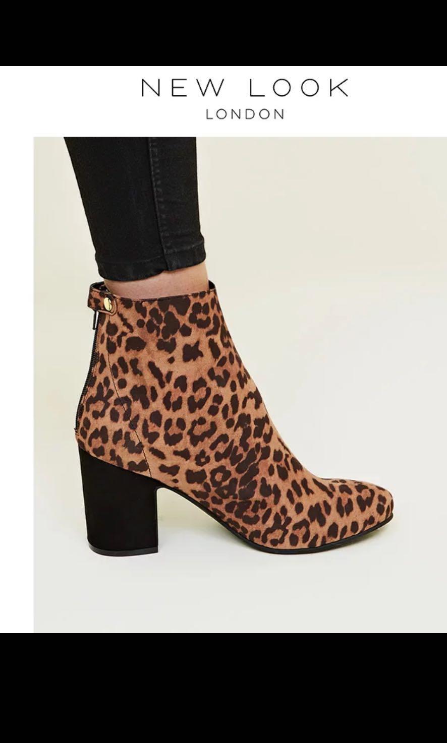 animal print shoes new look