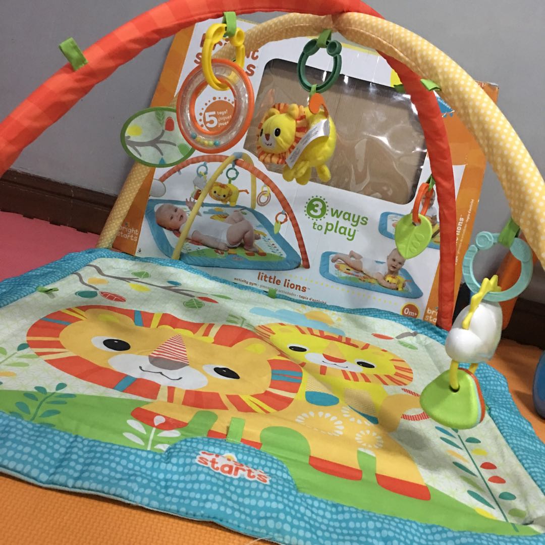 bright starts little lions activity gym