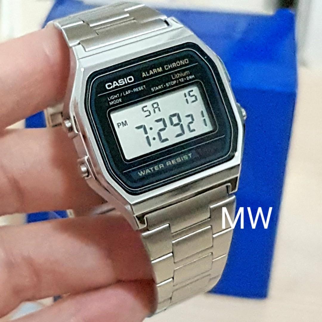 Casio original ladies men unisex digital vintage watch A158WA