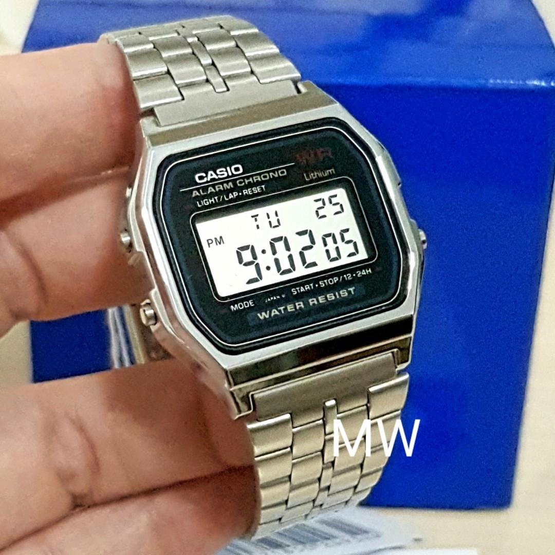 Casio original ladies men unisex digital vintage watch A159wa brand new