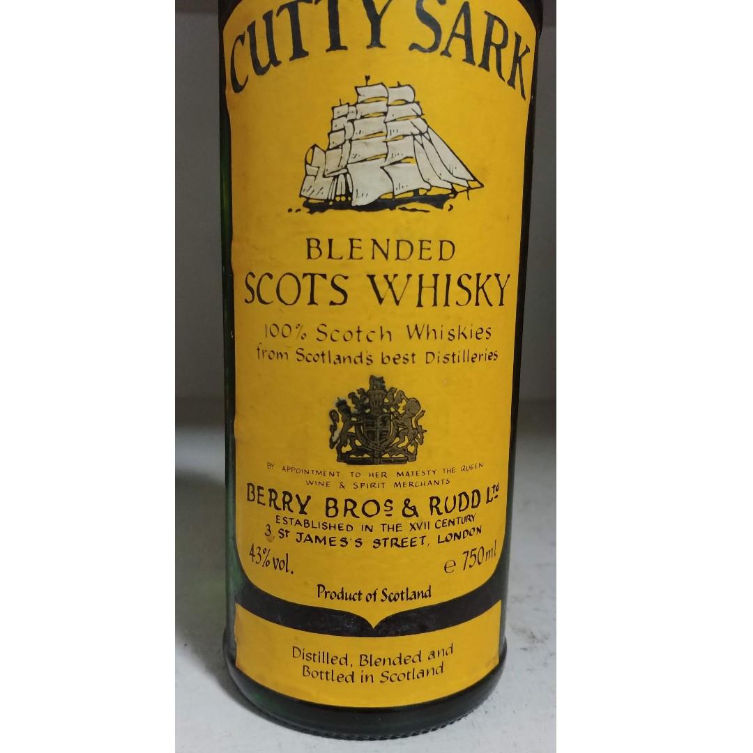 Cutty Sark Blended Scotch Whisky Food Drinks Beverages On Carousell