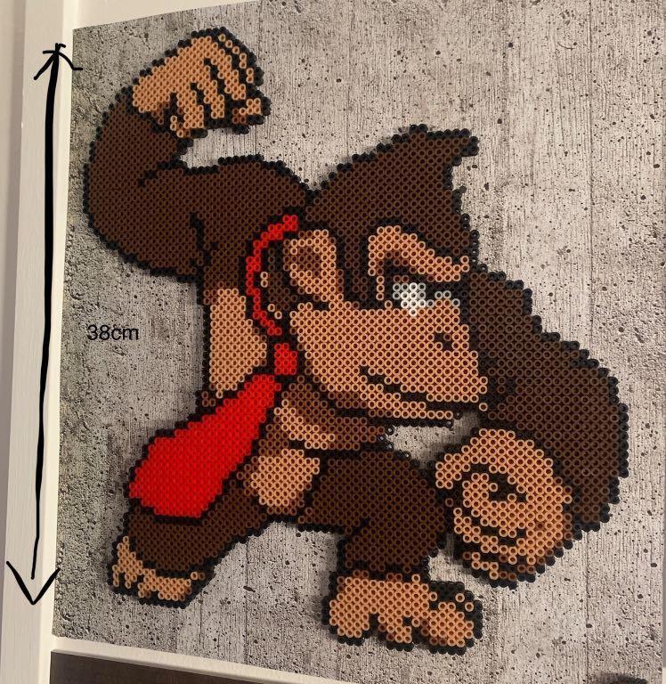 Donkey kong hama beads new arrivals