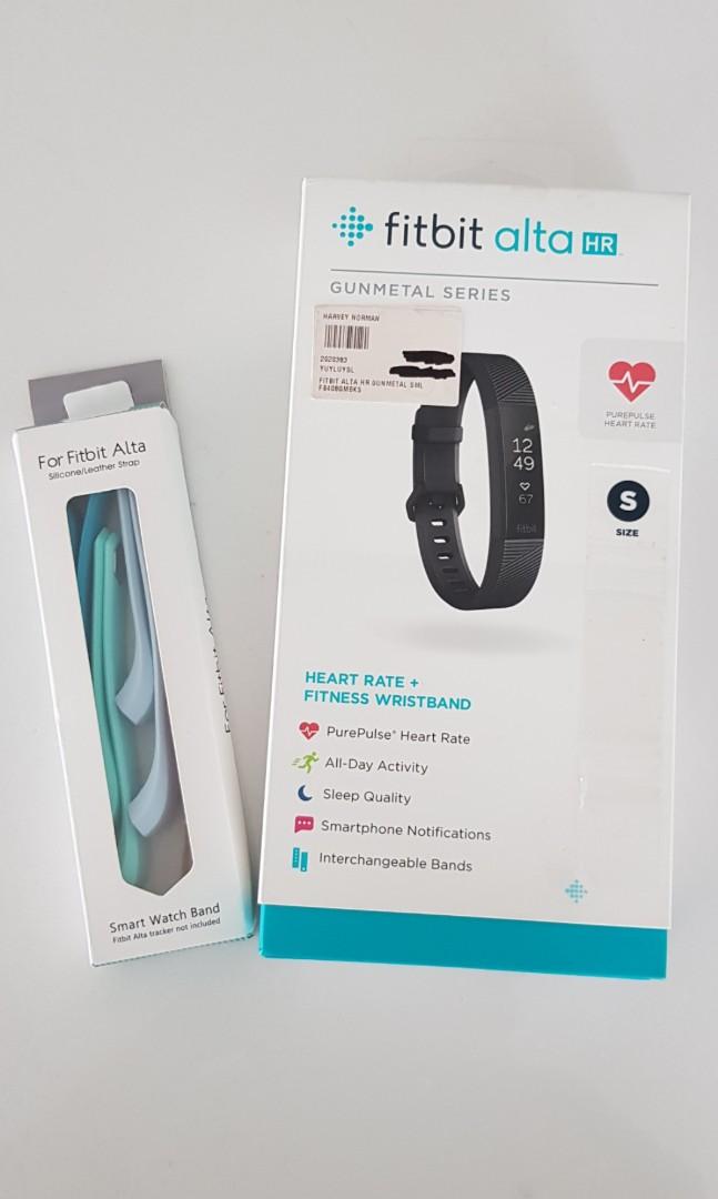 Fitbit alta hr gunmetal on sale