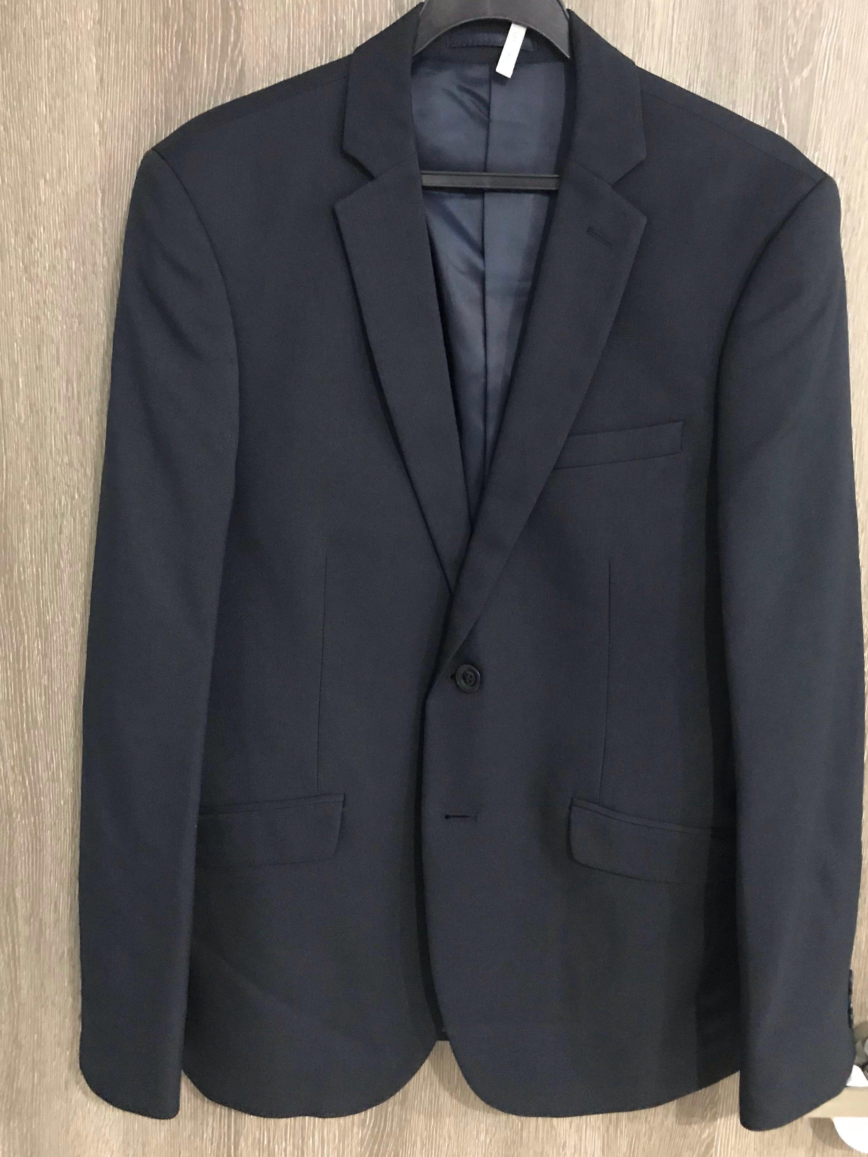 G2000 Navy Blue Blazer Suit with Pants, Men's Fashion, Clothes, Others ...