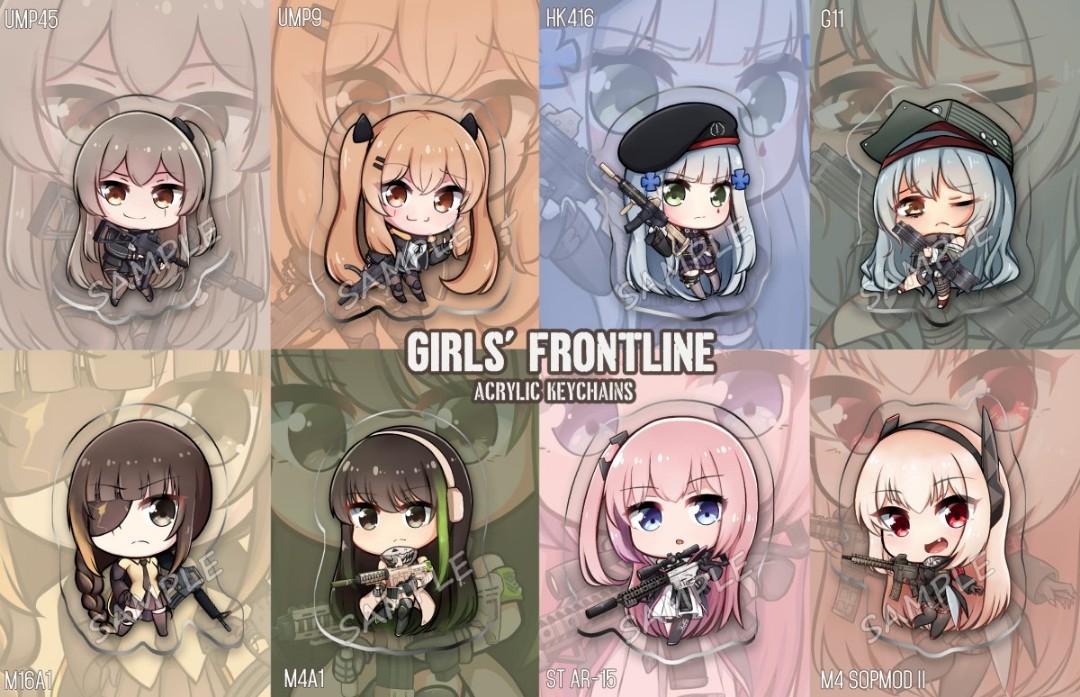 Girls frontline keychains hot sale