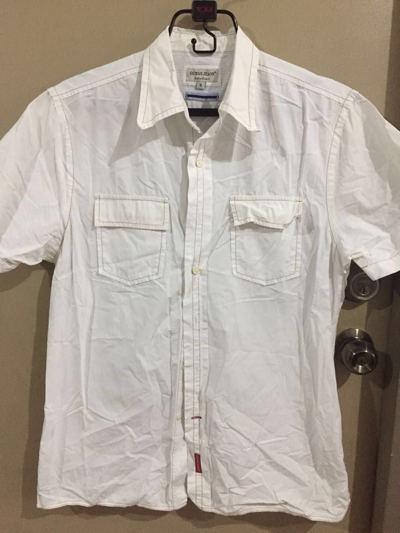 Guess Short Sleeve Button Down Shirt 