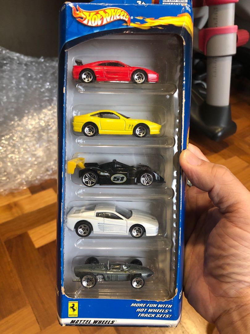 Hotwheels Ferrari 5 packs year 2000 Hobbies Toys Toys