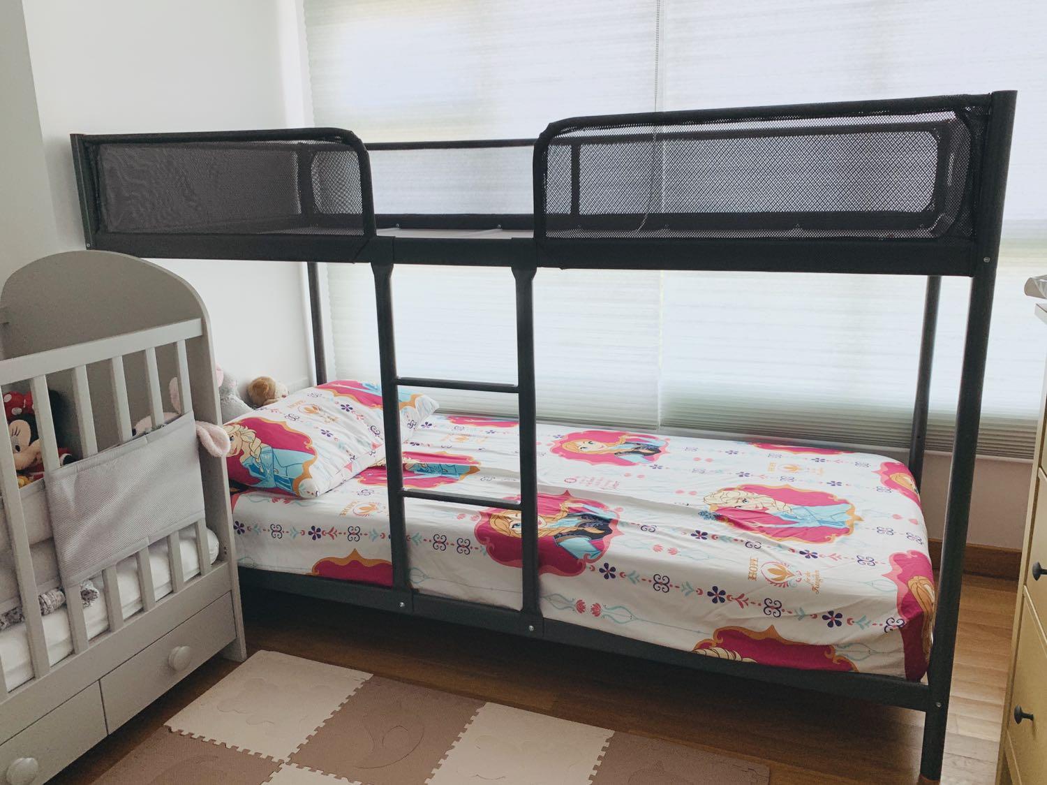 bunk bed with crib ikea