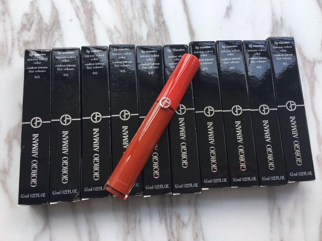 giorgio armani lip maestro 405