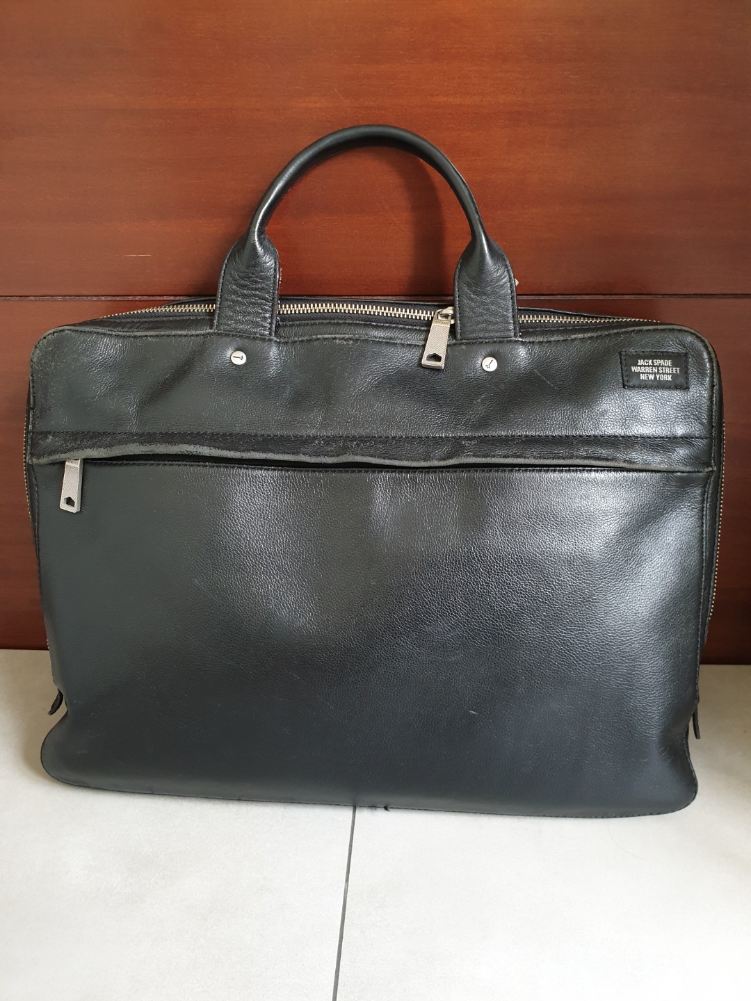 Jack spade sales leather bag