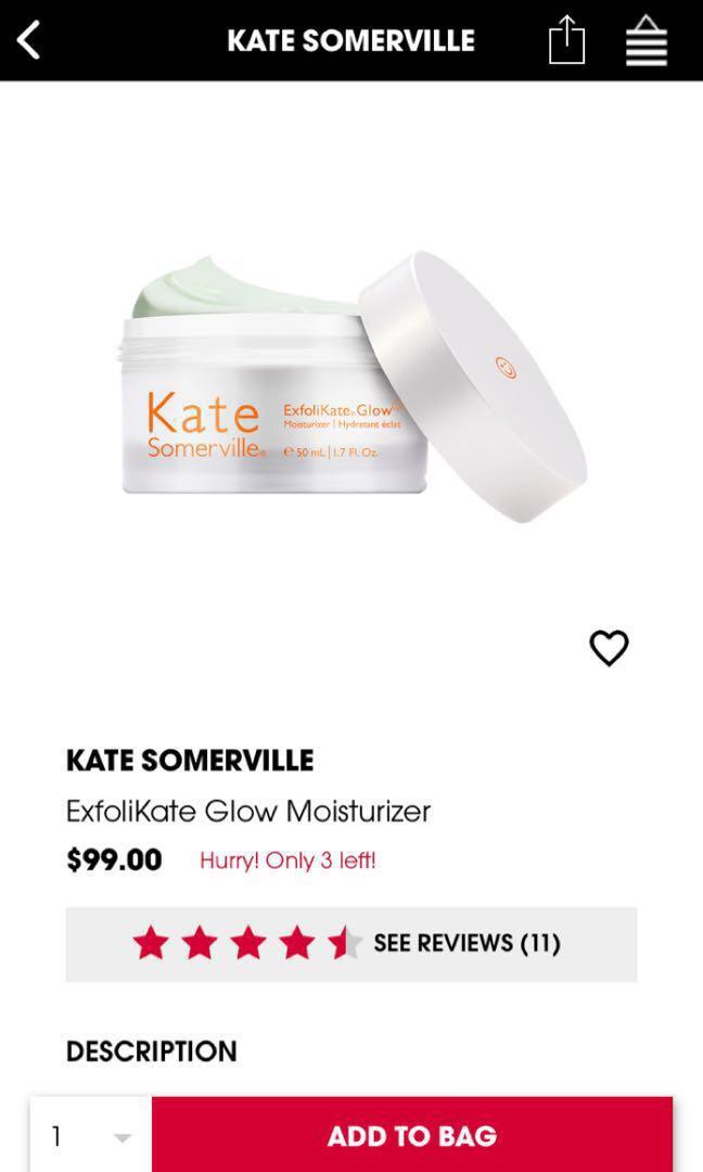 kate somerville exfolikate glow