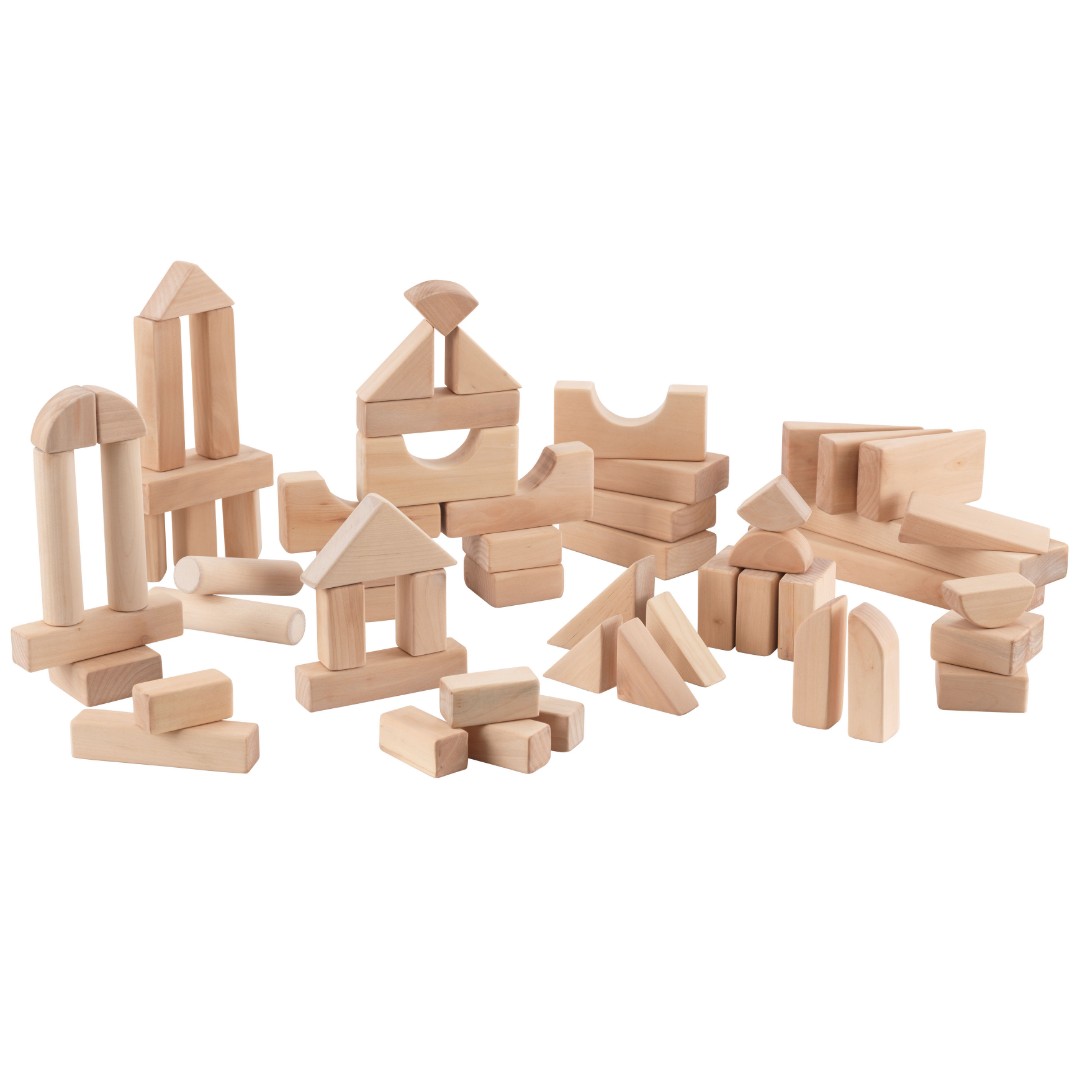 Kidkraft Wooden Block Set 60 Piece Babies Kids Toys Walkers Share This Listing