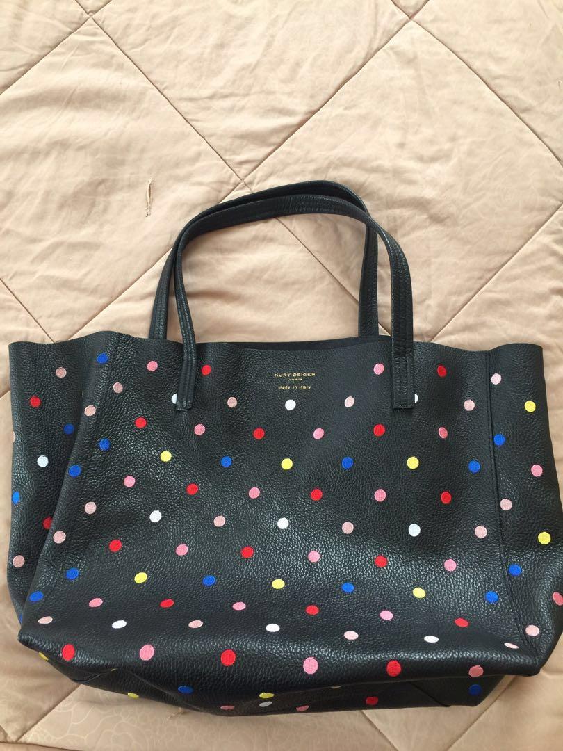 Kurt geiger top polka dot bag