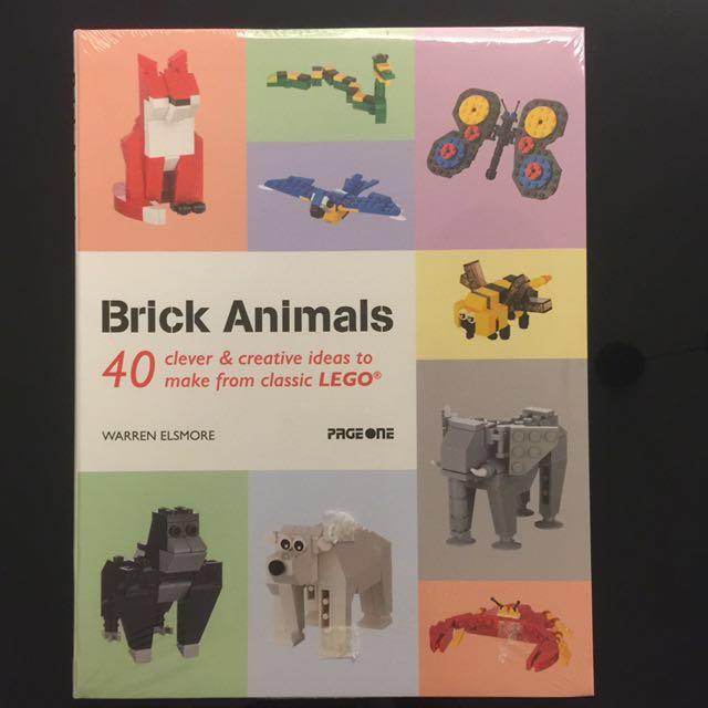 Lego Brick Animals Book Books Stationery Children S Books On