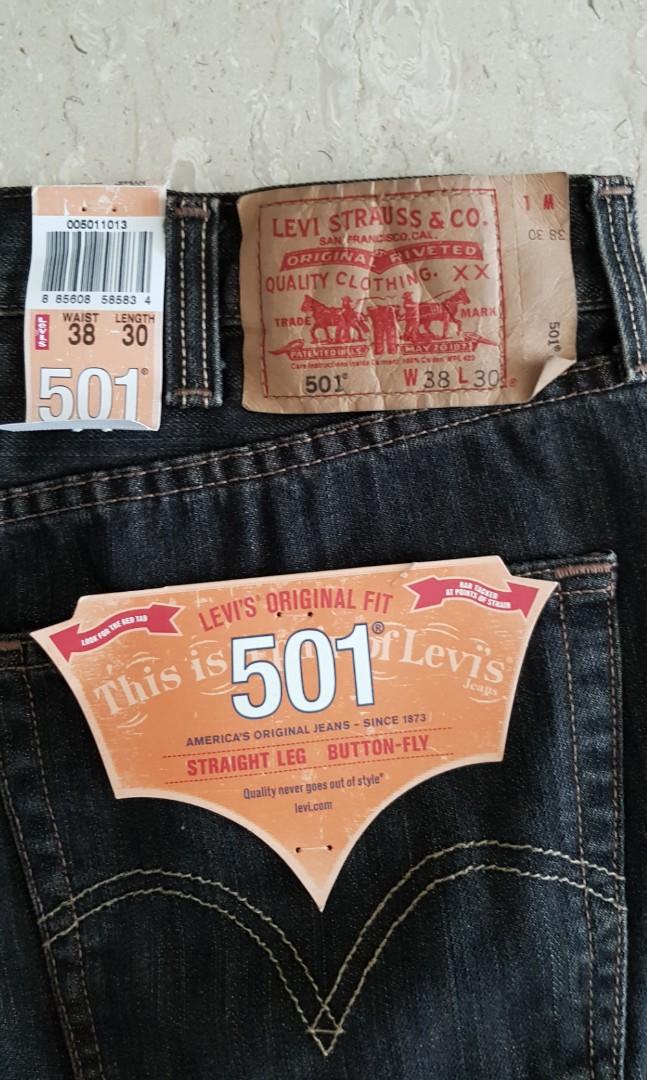 levis 501 w38 l30