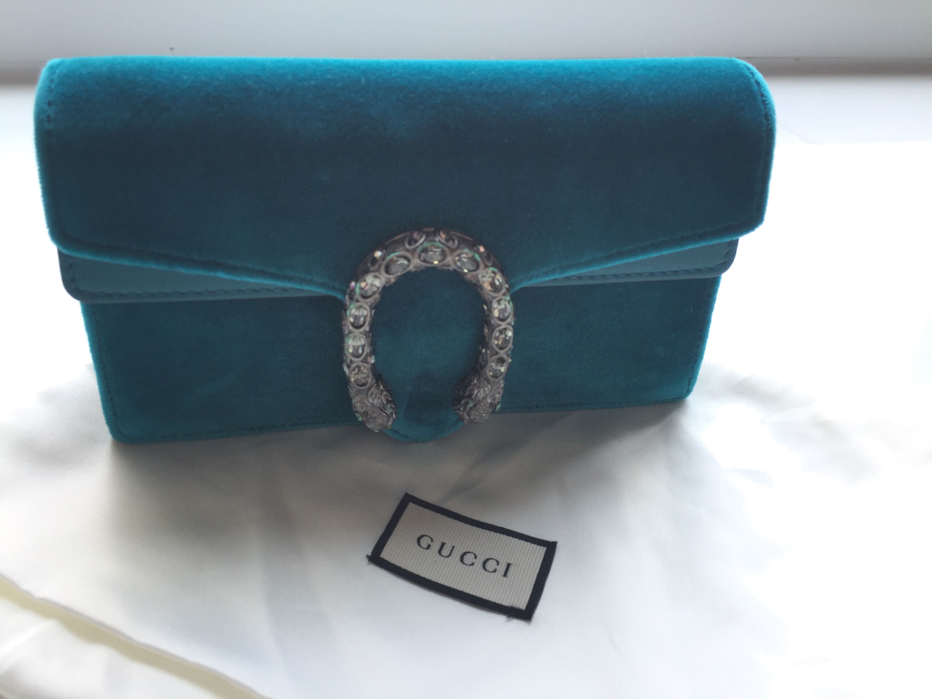 Gucci Dionysus Velvet Super Mini Bag 