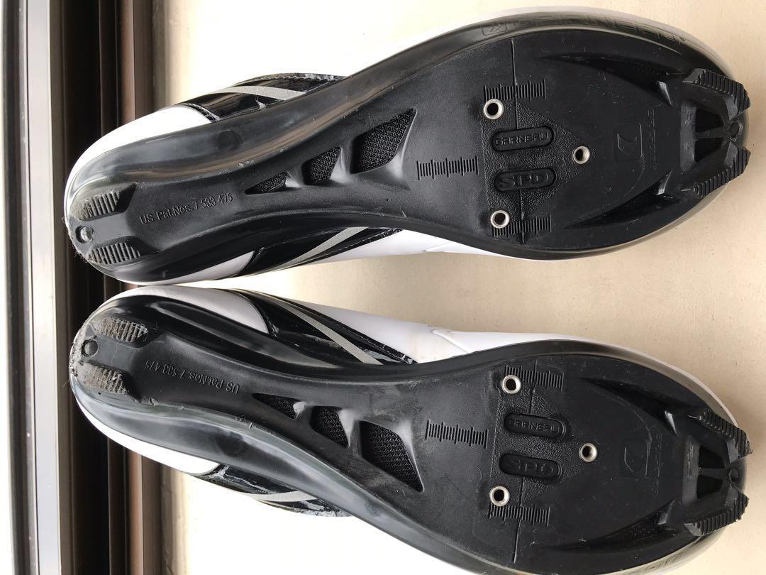 Louis Garneau LG Platinum II road shoes 42 white Sports Equipment Bicycles Parts Bicycles on Carousell