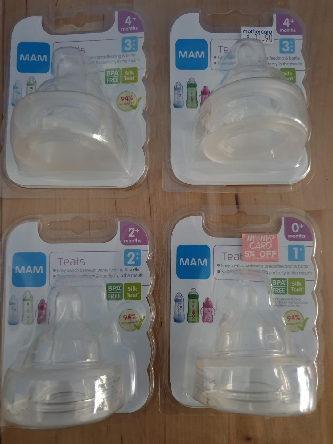 mam size 3 teats too fast