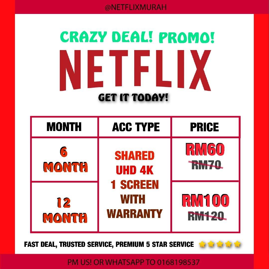 Netflix new customer promo deals