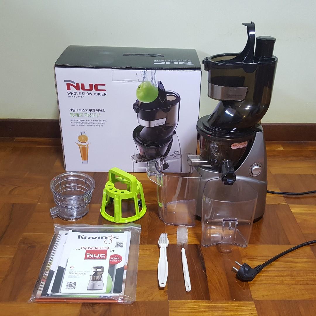 NUC Whole Slow Juicer (same as Kuvings B6000S), TV & Home Appliances