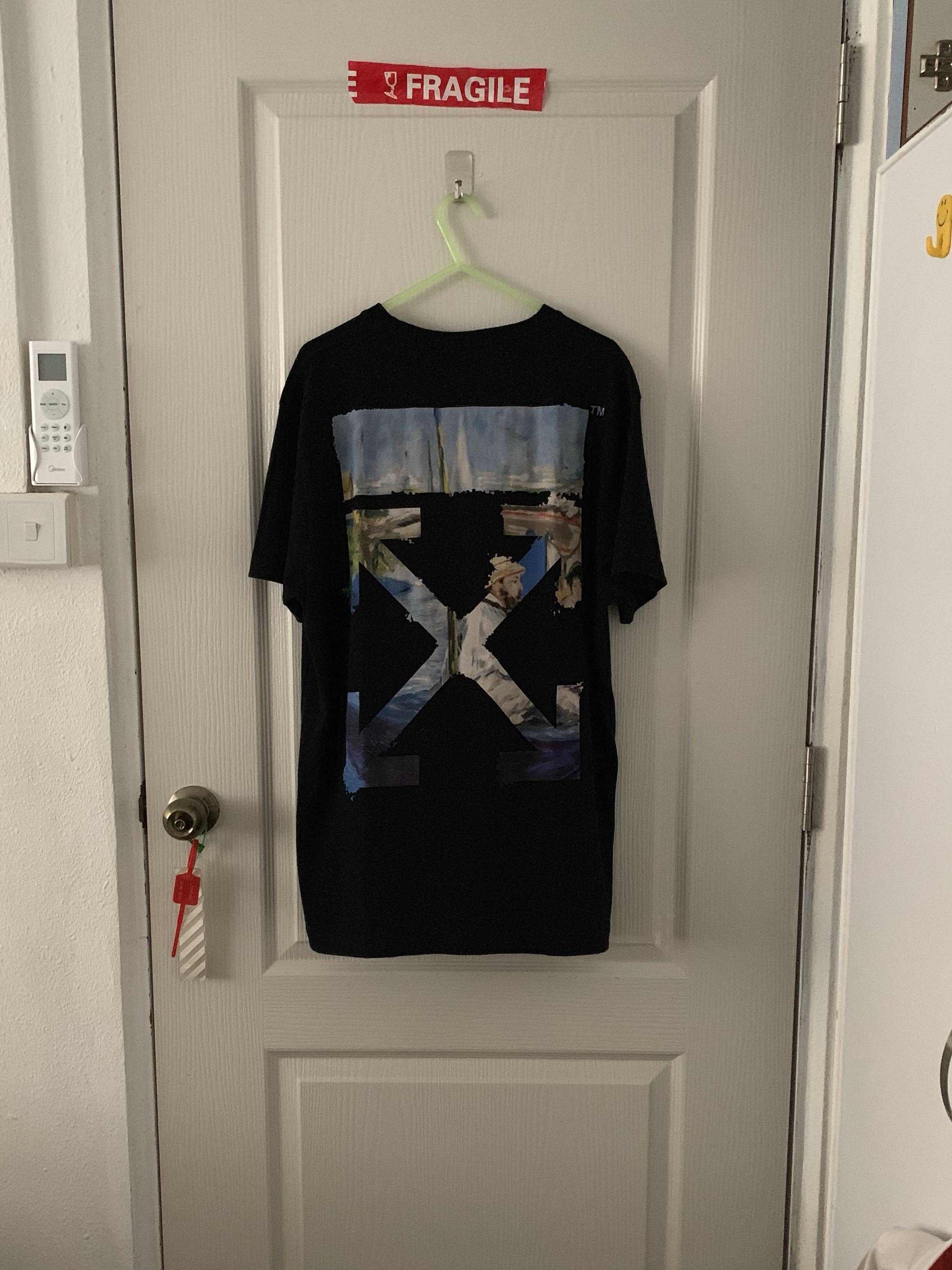 Off White Multicolor Tee Men s Fashion Tops Sets Tshirts