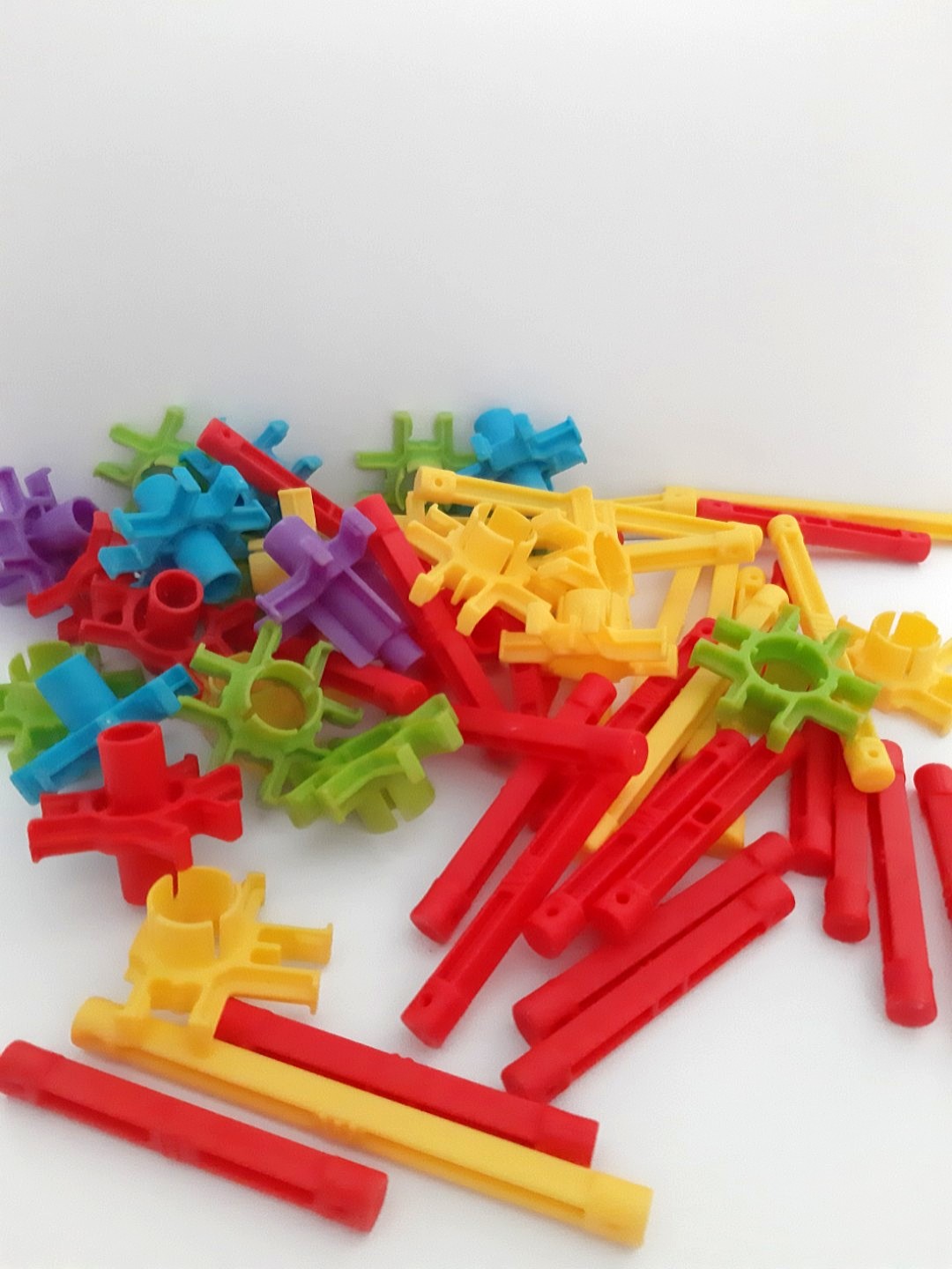 vintage plastic toy building blocks