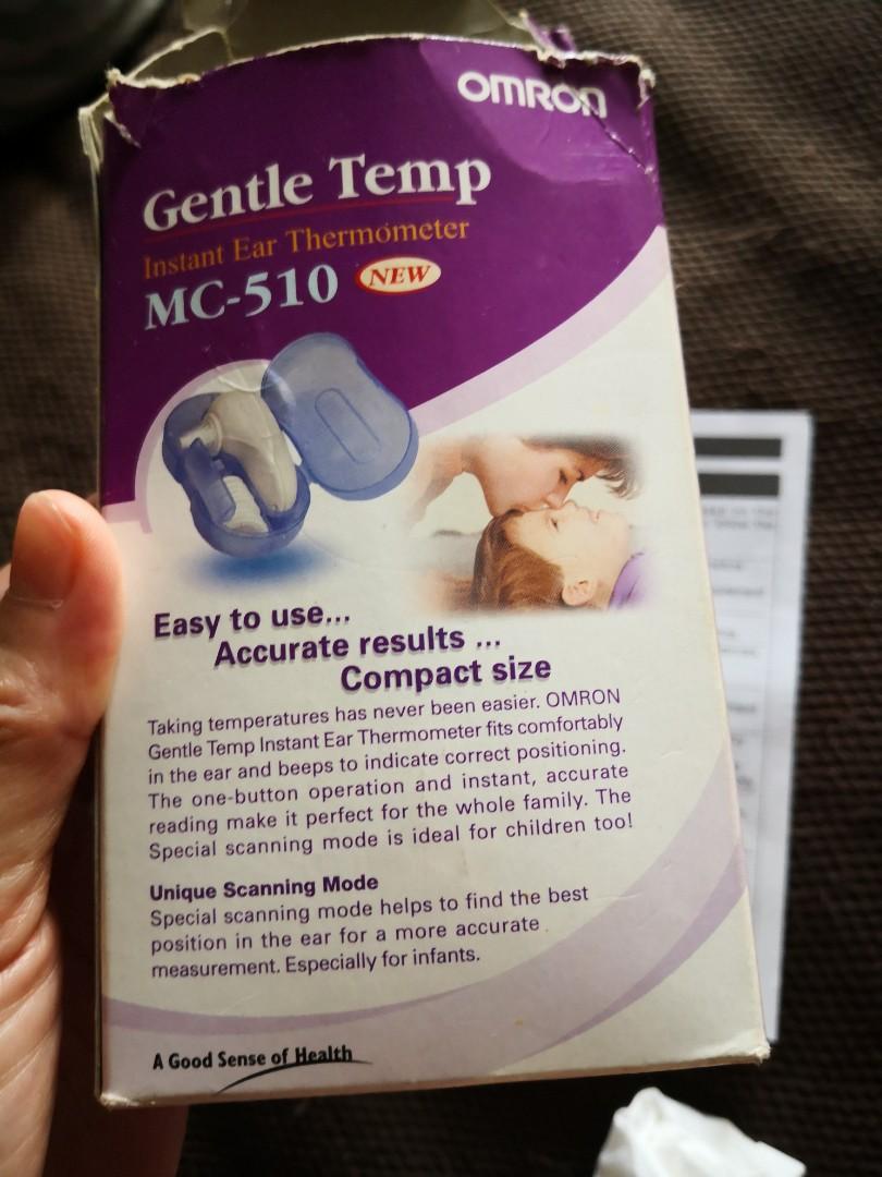 Omron Ear Thermometer MC510, Health & Nutrition, Thermometers on Carousell