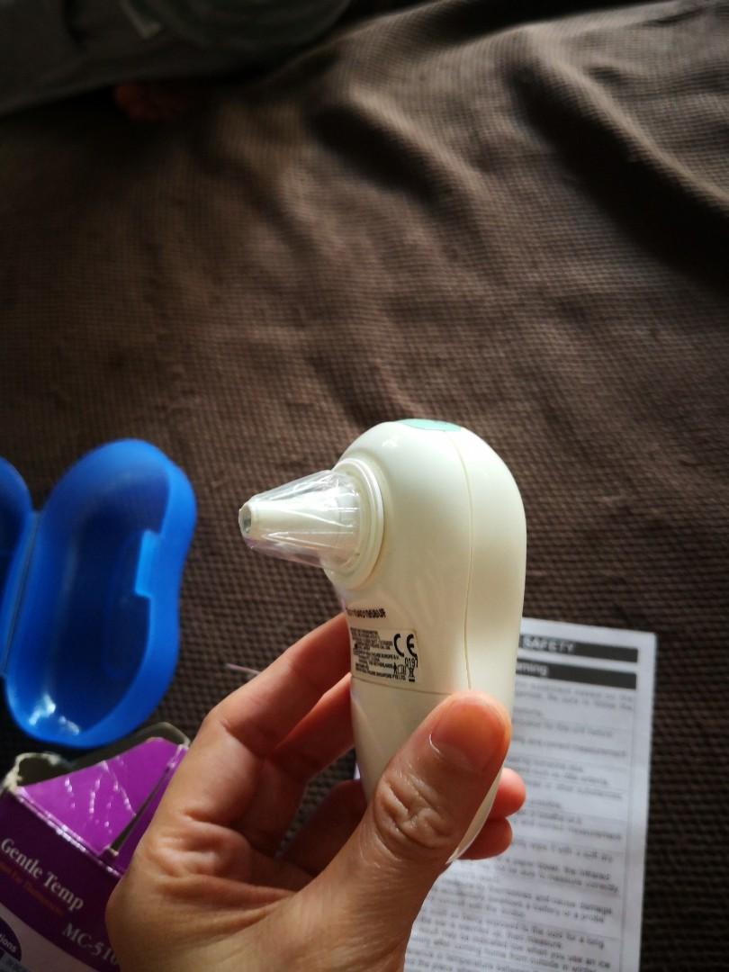 Omron Ear Thermometer MC510, Health & Nutrition, Thermometers on Carousell