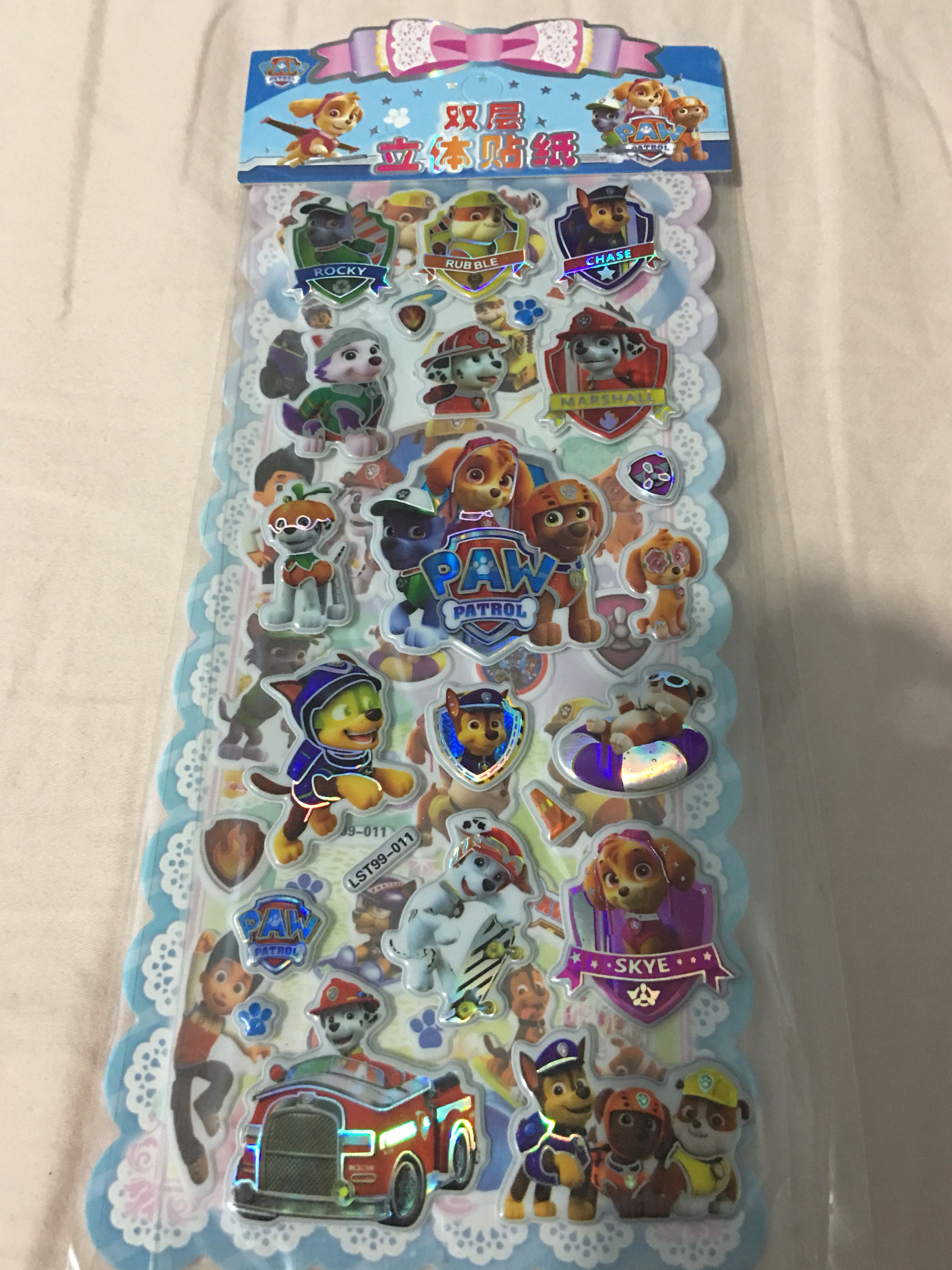 Paw Patrol Stickers (2 Pages), Hobbies &amp; Toys, Stationery &amp; Craft ...