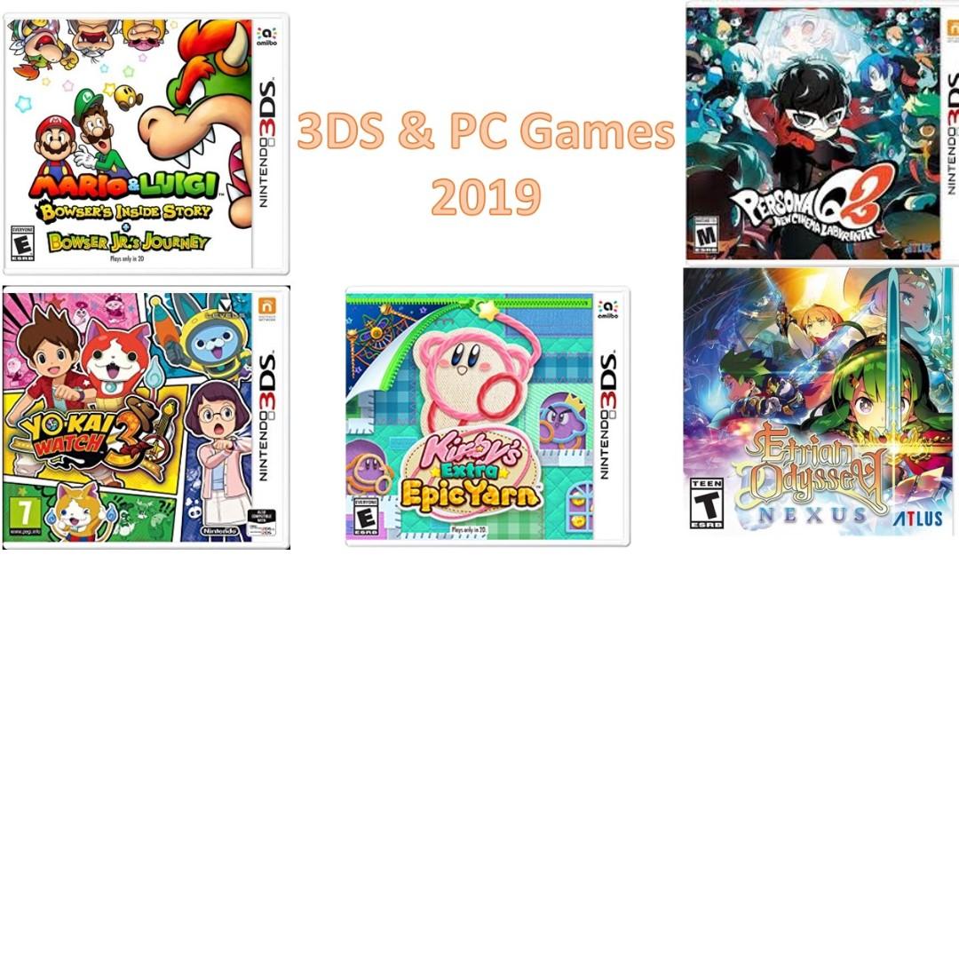 2019 3ds games