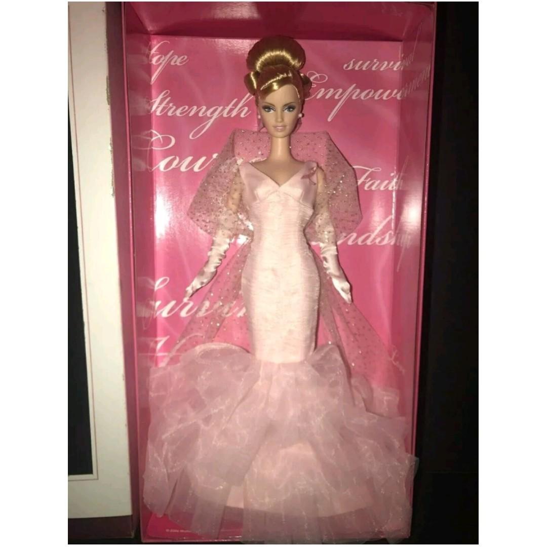 Pink Ribbon Barbie Doll 2006 Susan G.Komen Breast Cancer Awareness