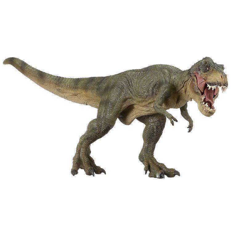 Po Papo Green Running Tyrannosaurus Rex T Rex Toys Games Bricks Figurines On Carousell