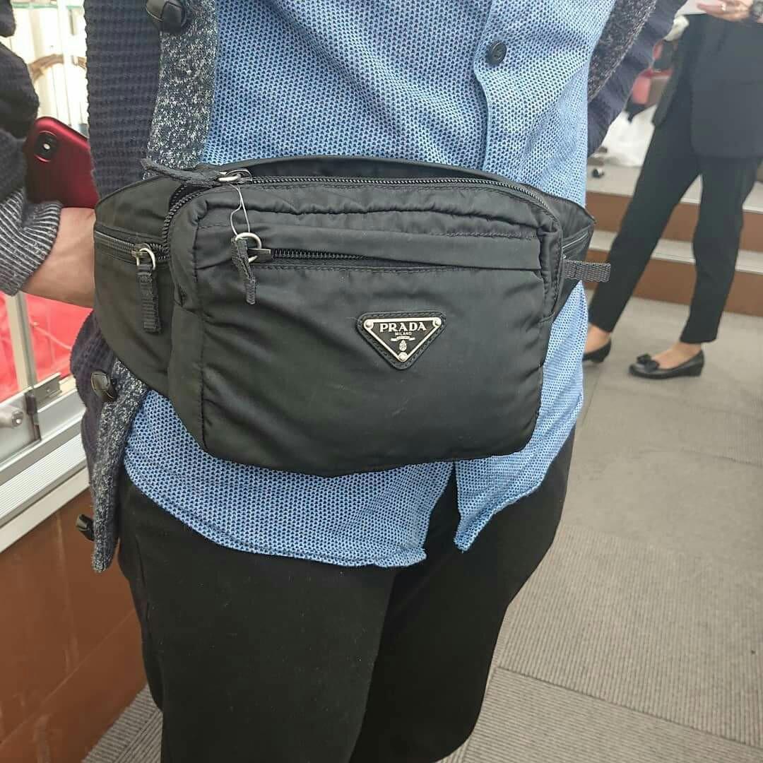 PRADA FOR MEN (BELT BAG), Men's Fashion, Bags, Belt bags, Clutches and  Pouches on Carousell