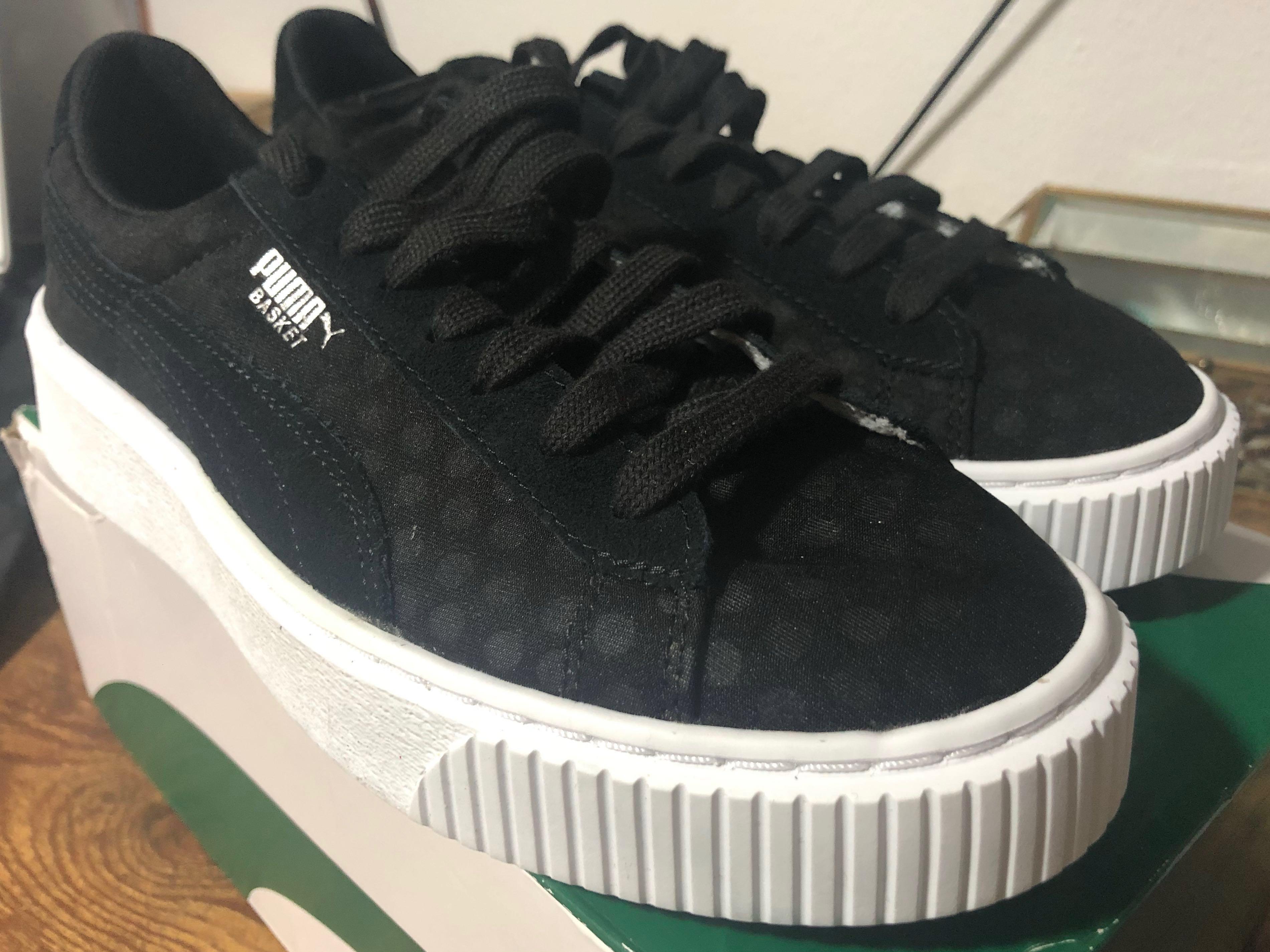 Puma basket hotsell platform shoes