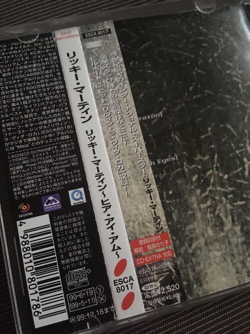 RICKY MARTIN CD JAPAN, Hobbies & Toys, Music & Media, CDs & DVDs on ...