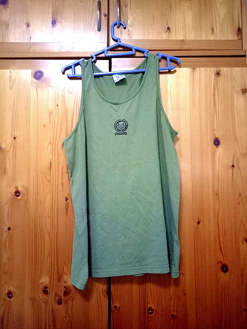 SAF green vest army singlet, Women's 