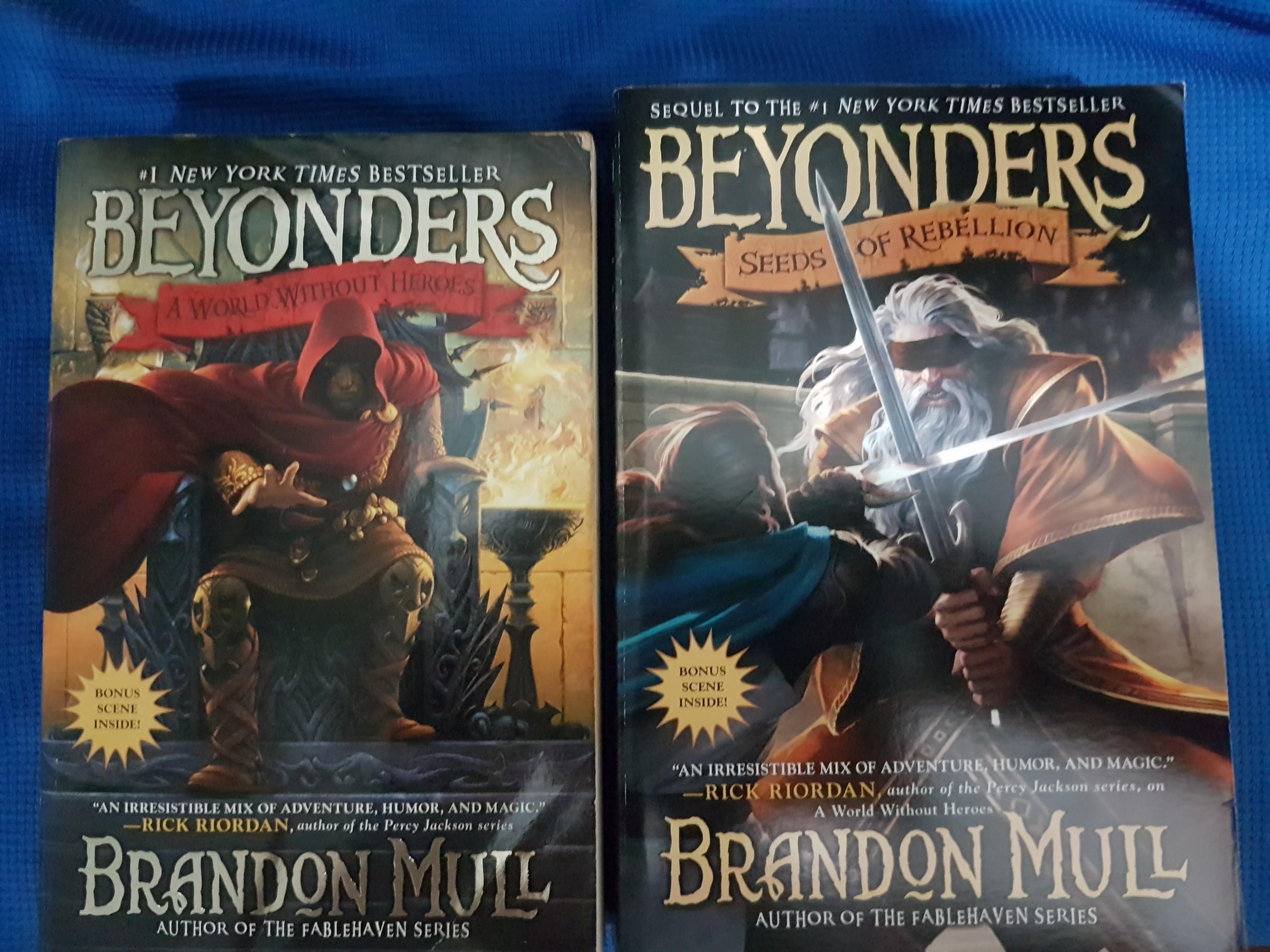 Set Of Beyonders By Brandon Mull Books 1 2 Hobbies Toys Books Magazines Children S Books On Carousell