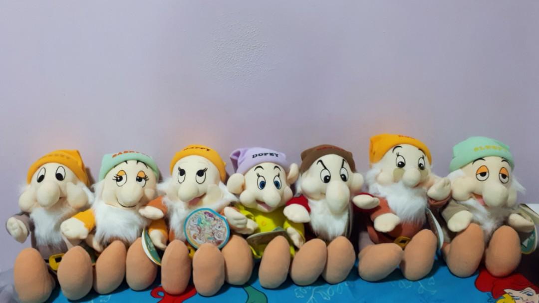 seven dwarfs stuffed animals