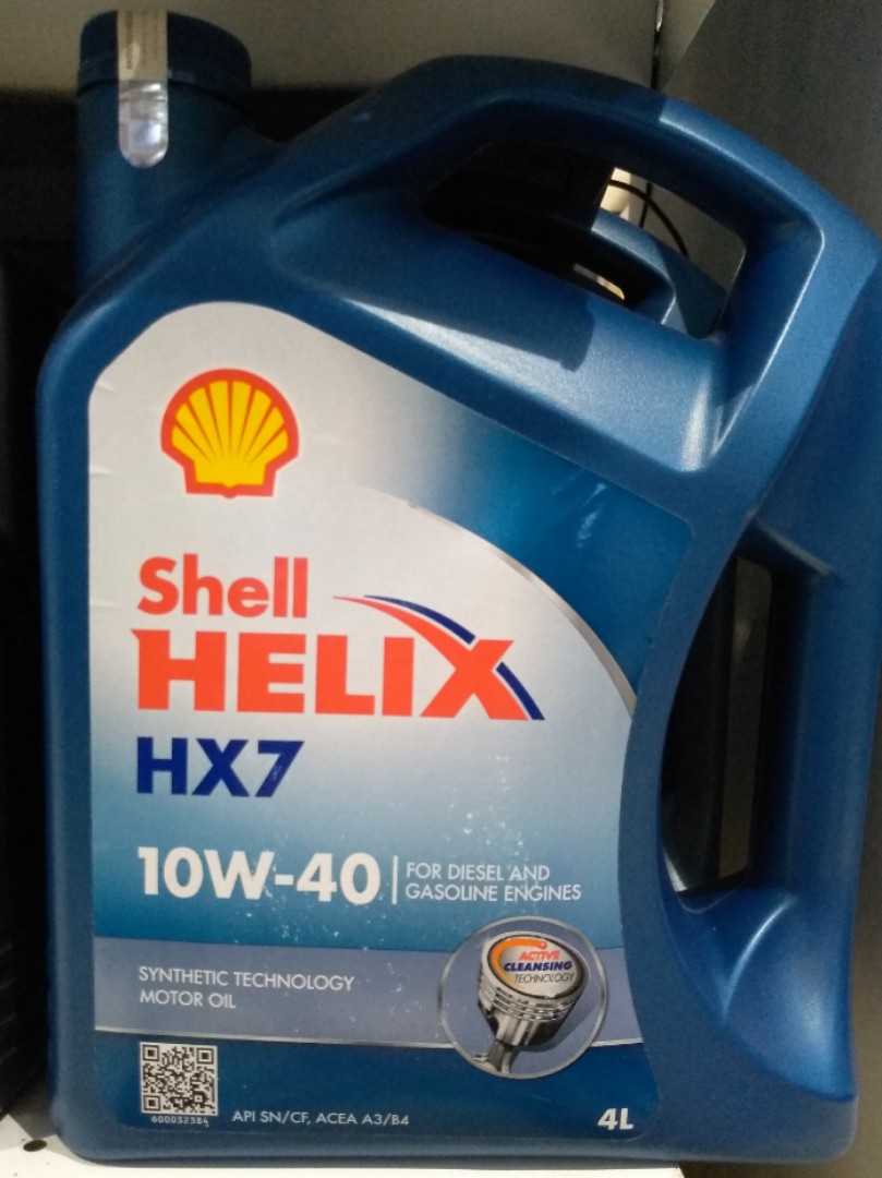 Shell Helix Hx7 10w 40 Aksesoris Mobil Di Carousell