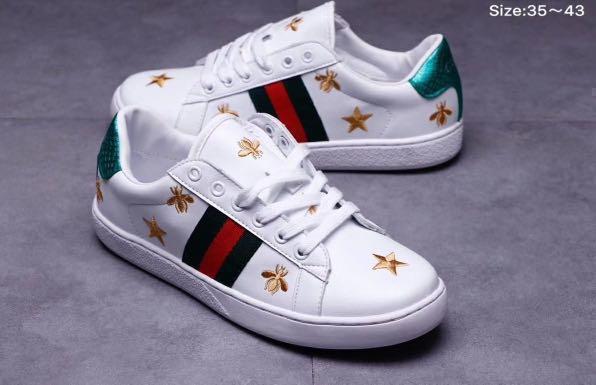 Gucci exensive bee and star shoes
