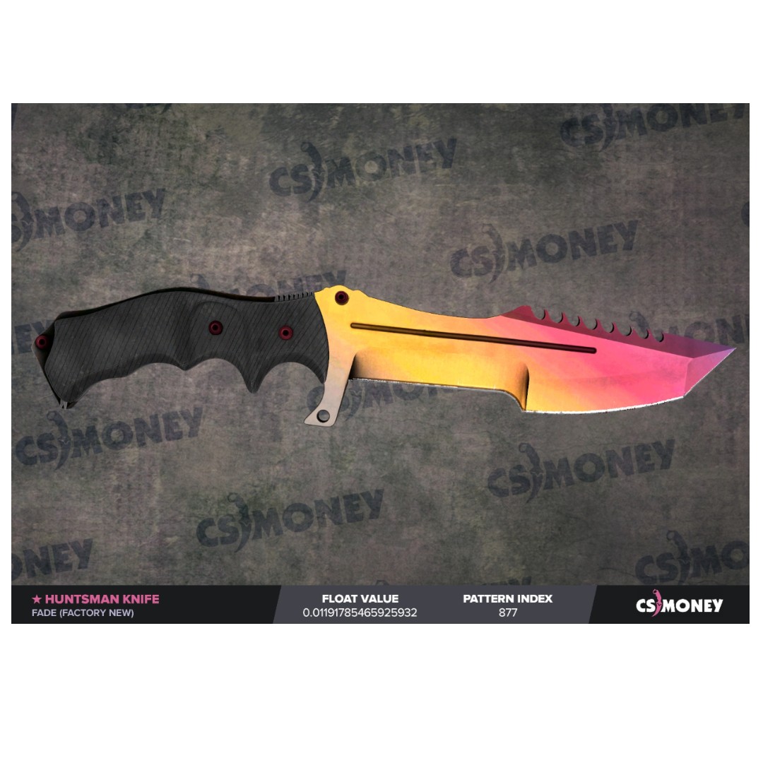 Steam Csgo Huntsman Knife Fade Factory New 92 Fade Toys Games