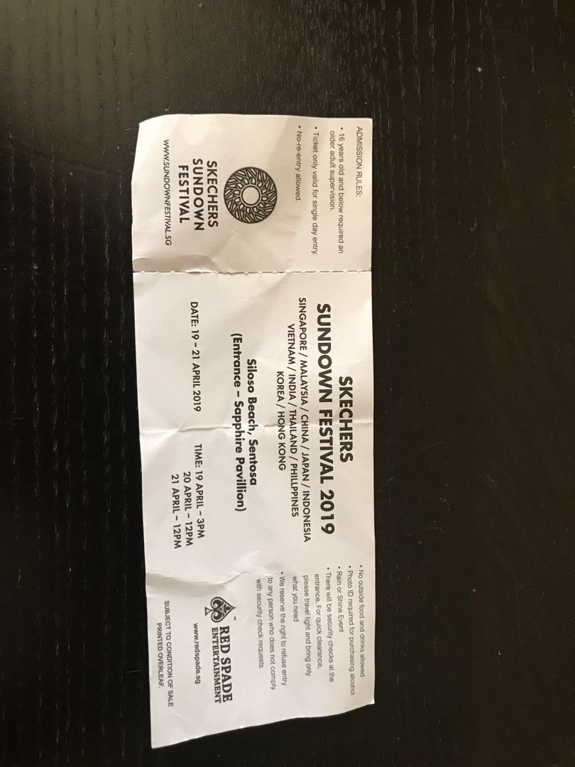 Sundown Festival Ticket Tickets Vouchers Event Tickets On Carousell - sundown code roblox