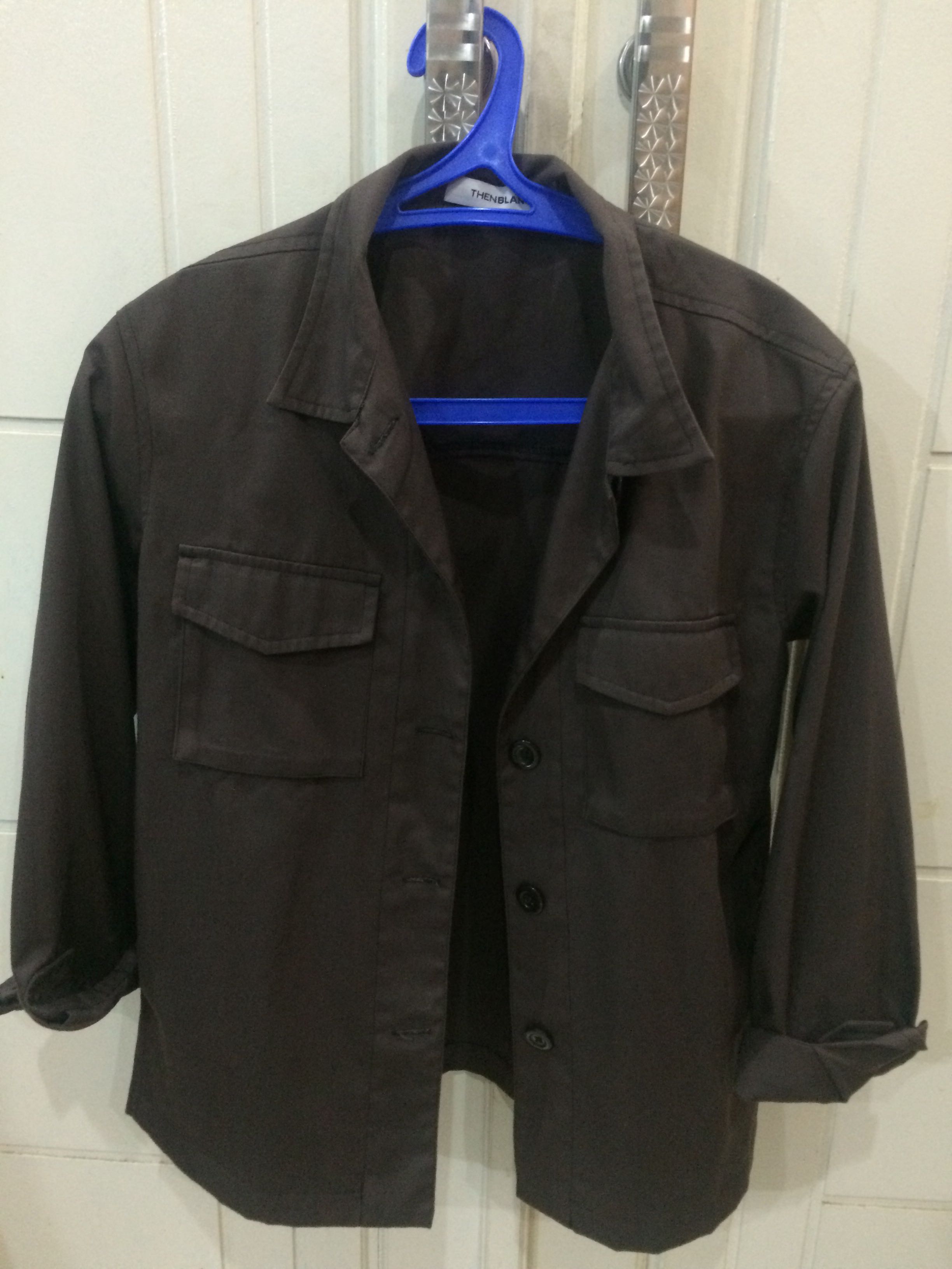 Thenblank Safari Jacket, Fesyen Wanita 