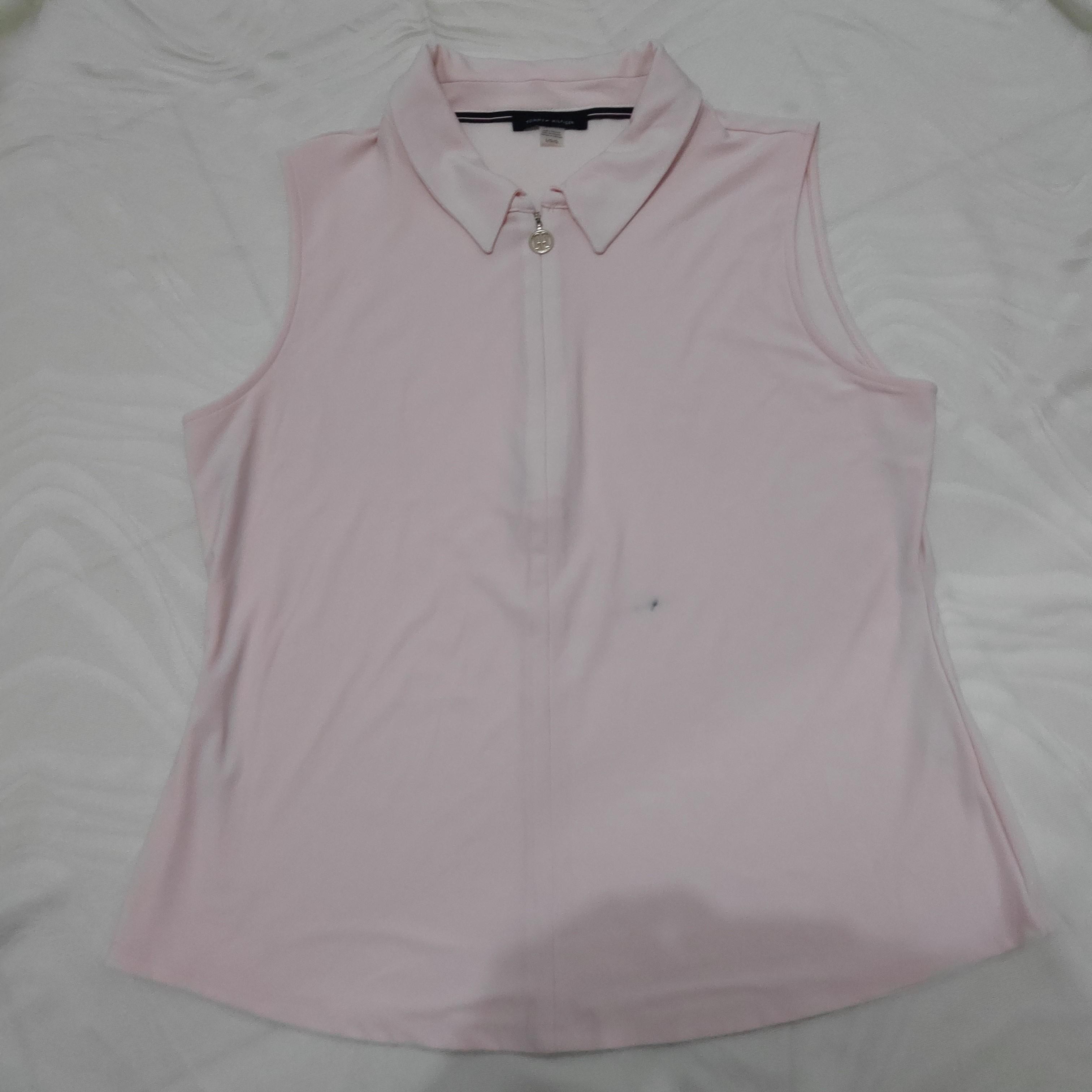 baby pink tommy hilfiger top