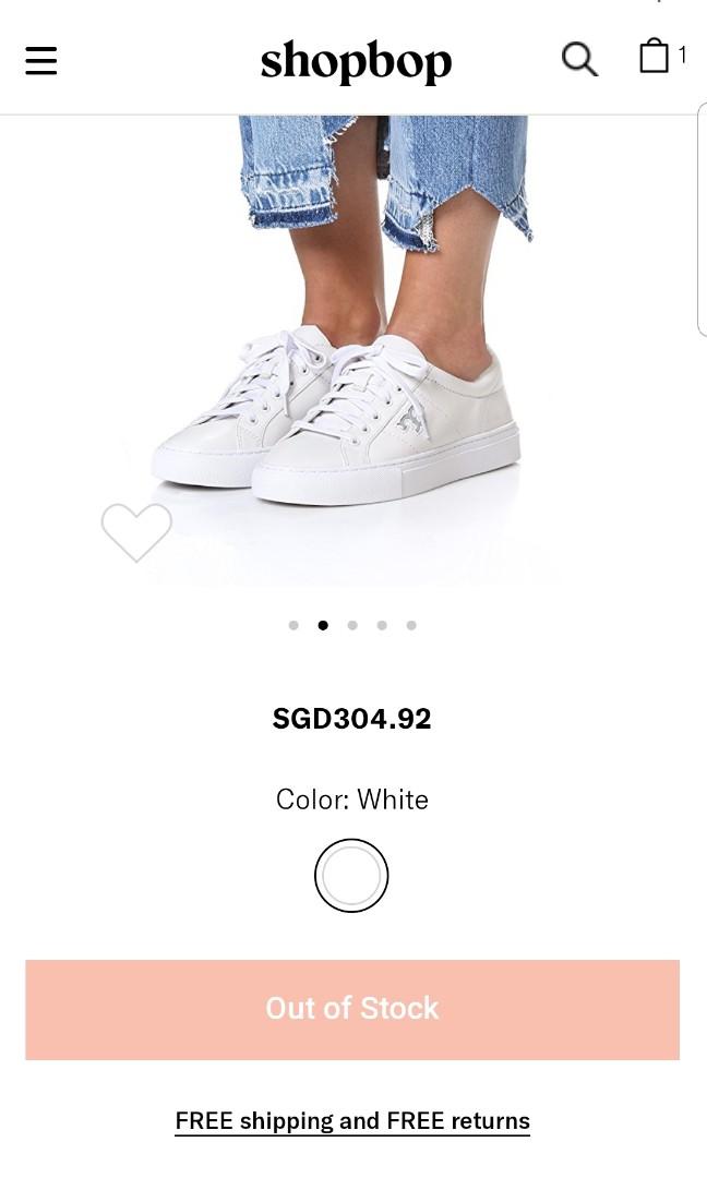 white tory burch sneakers